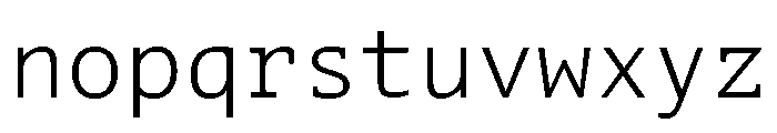 Aubusson Light Font LOWERCASE