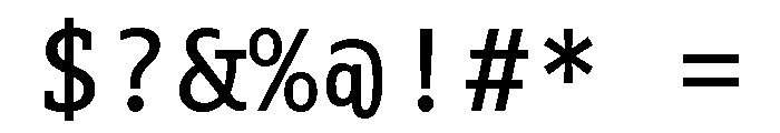 Aubusson Regular Font OTHER CHARS