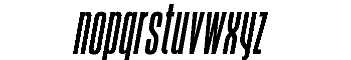 August Bold Italic Font LOWERCASE