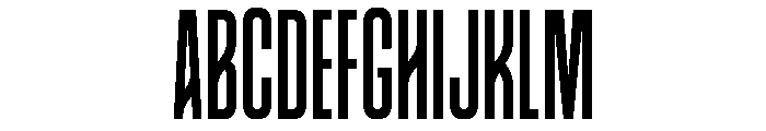 August Bold Font UPPERCASE
