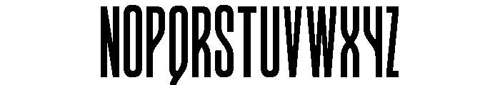 August Bold Font UPPERCASE