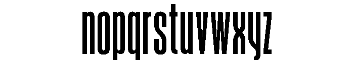 August Bold Font LOWERCASE