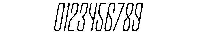 August Light Italic Font OTHER CHARS