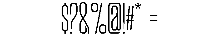 August Light Font OTHER CHARS
