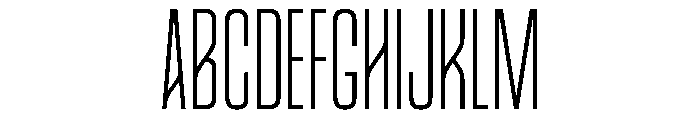 August Light Font UPPERCASE