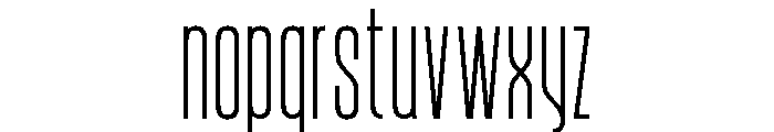 August Light Font LOWERCASE