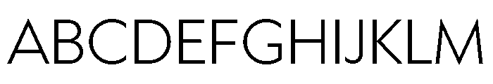 Avenir Extra Light Font UPPERCASE