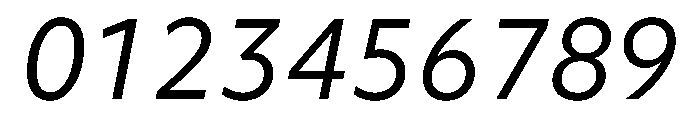 Avenir Italic Font OTHER CHARS