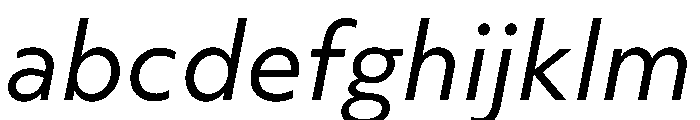 Avenir Italic FONT