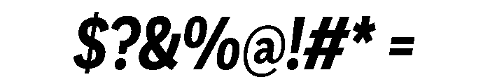 Avenir Next Bold Italic Font OTHER CHARS
