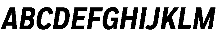 Avenir Next Bold Italic Font UPPERCASE