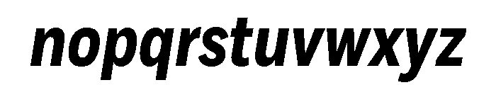 Avenir Next Bold Italic Font LOWERCASE