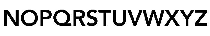 Avenir Next Bold Font UPPERCASE
