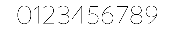 Avenir Next Extra Light Font OTHER CHARS