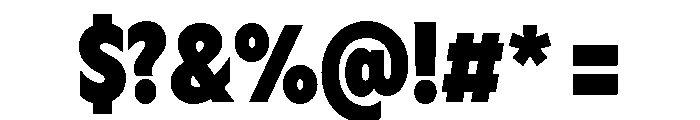 Avenir Next Heavy Font OTHER CHARS