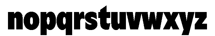 Avenir Next Heavy Font LOWERCASE