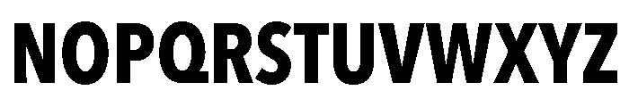 Avenir Next LT Pro Bold Condensed Font UPPERCASE