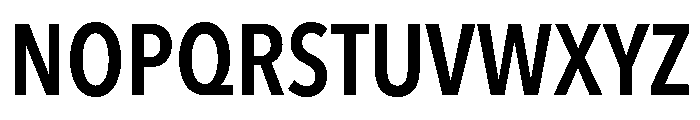 Avenir Next LT Pro Demi Condensed Font UPPERCASE