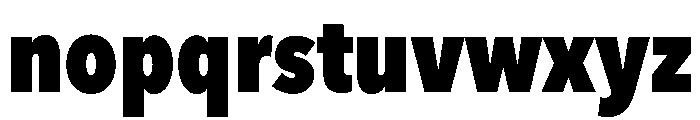 Avenir Next LT Pro Heavy Condensed Font LOWERCASE