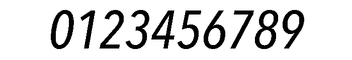 Avenir Next LT Pro Medium Condensed Italic Font OTHER CHARS