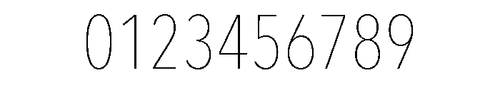 Avenir Next LT Pro Ultra Light Condensed Font OTHER CHARS