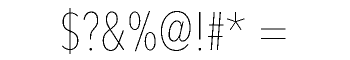 Avenir Next LT Pro Ultra Light Condensed Font OTHER CHARS