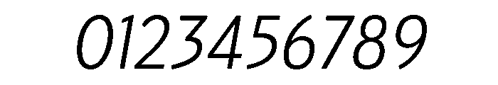 Avenir Next Light Italic Font OTHER CHARS