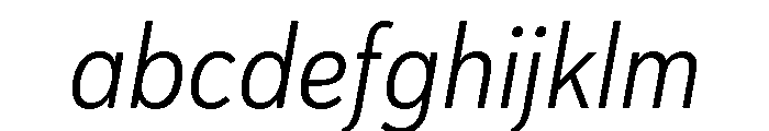 Avenir Next Light Italic FONT