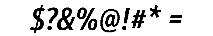 Avenir Next Medium Italic Font OTHER CHARS