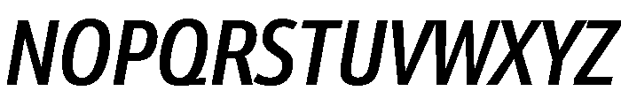 Avenir Next Medium Italic Font UPPERCASE