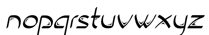 AvarioItalic Font LOWERCASE