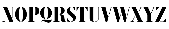 Avaunt Stencil Bold Font UPPERCASE