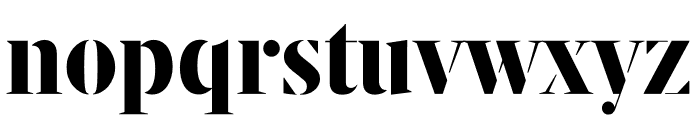 Avaunt Stencil Bold Font LOWERCASE