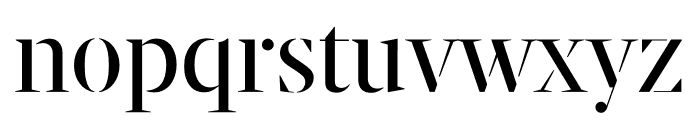 Avaunt Stencil Regular Font LOWERCASE