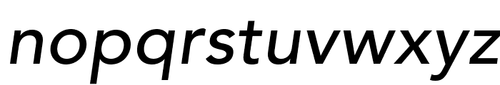 AvenirLTStd-MediumOblique Font LOWERCASE