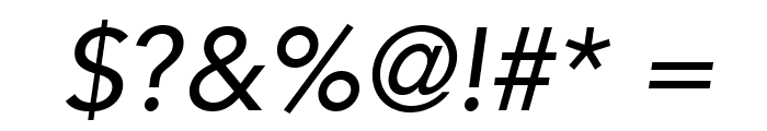 AvenirLTStd-Oblique Font OTHER CHARS