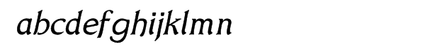 Avenue Italic Sample