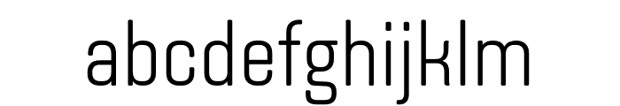 Aveny T Extralight Font LOWERCASE