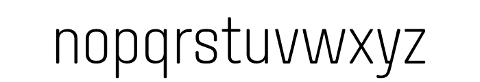 Aveny T Thin Font LOWERCASE