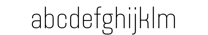 Aveny T Ultralight Font LOWERCASE