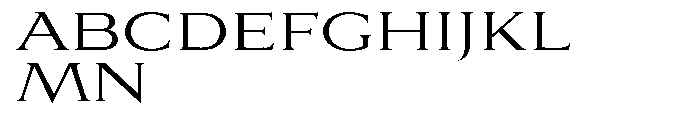 Aviano Serif Light Font UPPERCASE