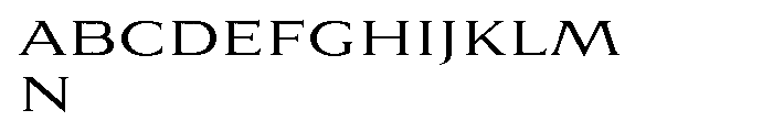 Aviano Serif Light Font LOWERCASE