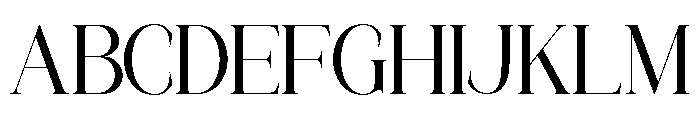 AVELORA-Regular Font UPPERCASE