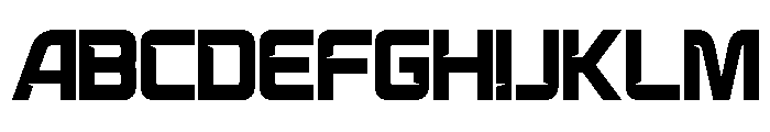 AVEZON-Regular Font UPPERCASE