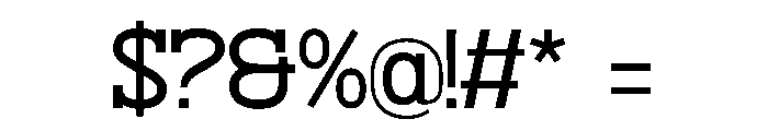 Availo Ledger Font OTHER CHARS