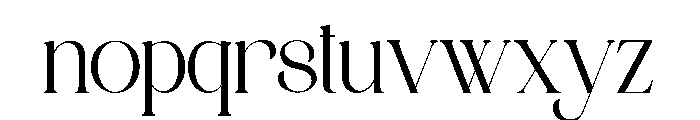 Avakine Regular Font LOWERCASE