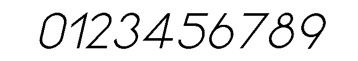 Avalia Italic Font OTHER CHARS