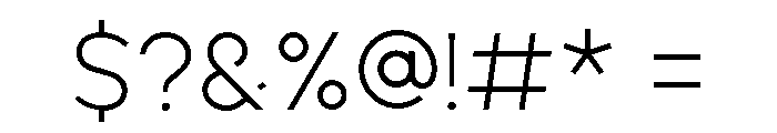 Avalia Regular Font OTHER CHARS