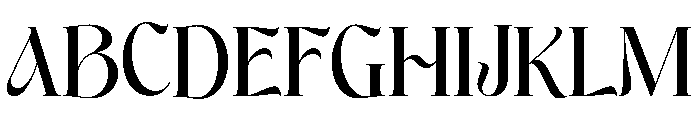 Avalone Font UPPERCASE