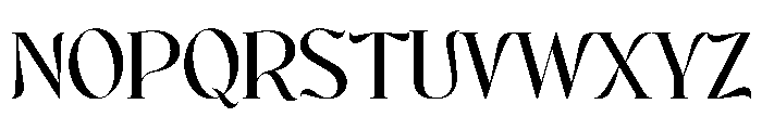 Avalone Font UPPERCASE
